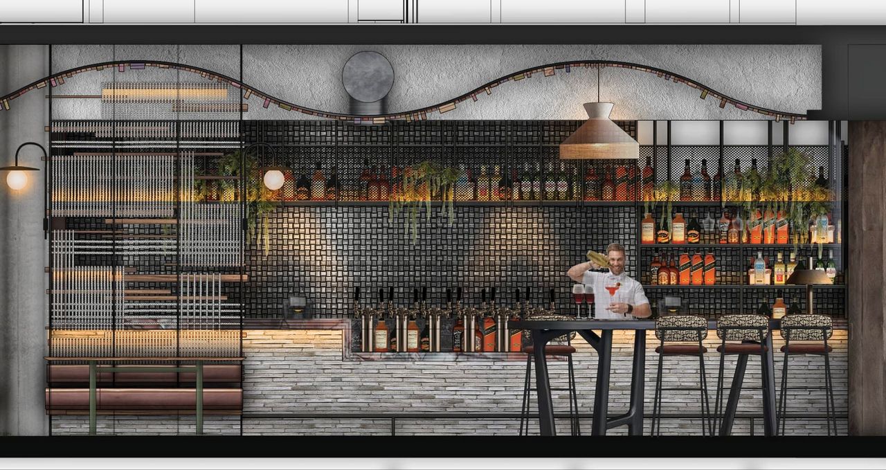 GROUND ELEVATION - LOUNGE BAR