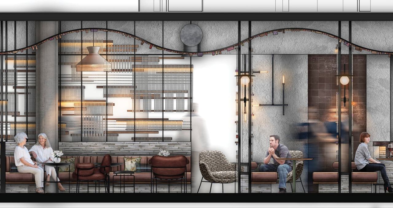 GROUND ELEVATION - LOUNGE AND DINING