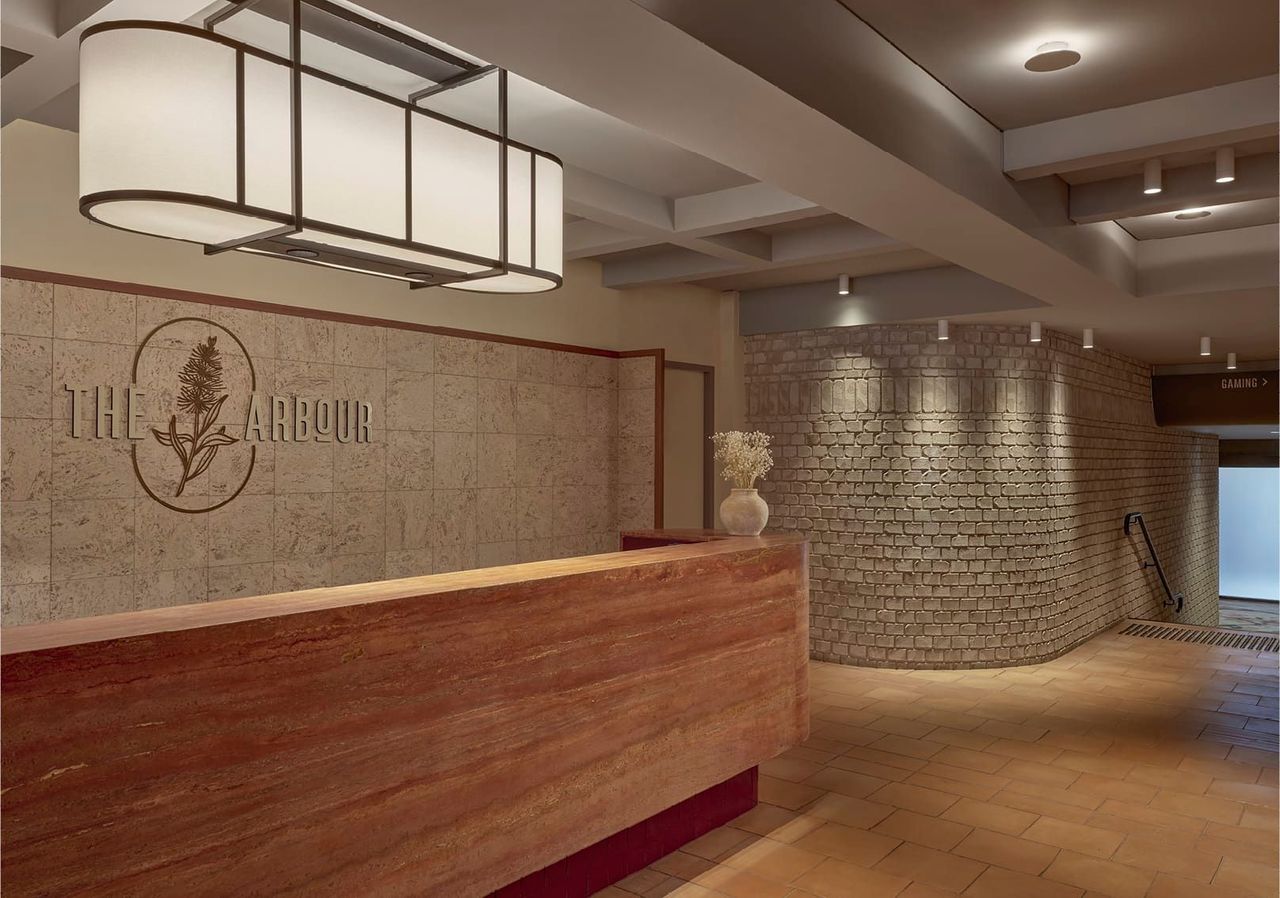 SIGN-IN DESK AND FOYER