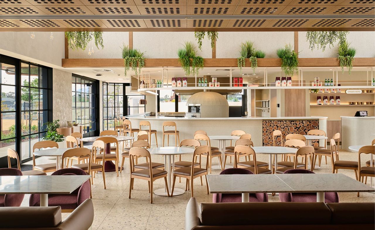 Interior dining at Embr