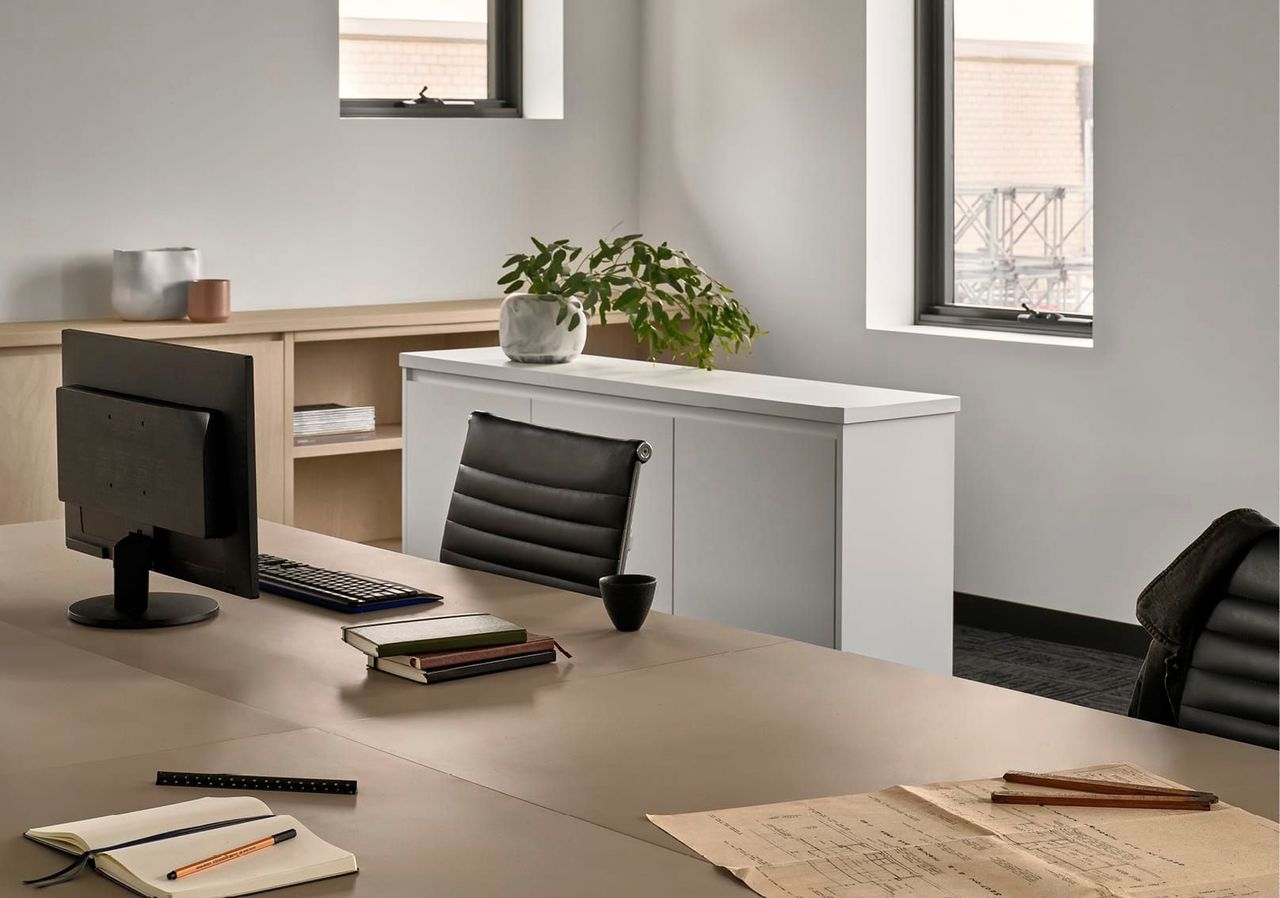 LEVEL 2 OFFICE SPACE OVERLOOKING EQUIPMENT AND STOCK YARD