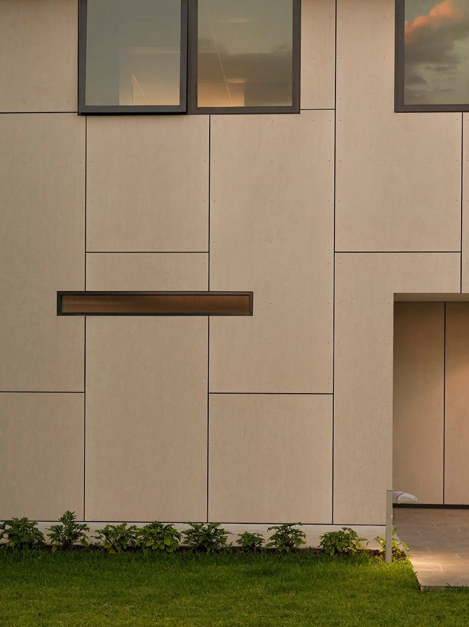 ORIGINAL BRICK BUILDING AND CONCRETE SHEETING MODERN EXTENSION