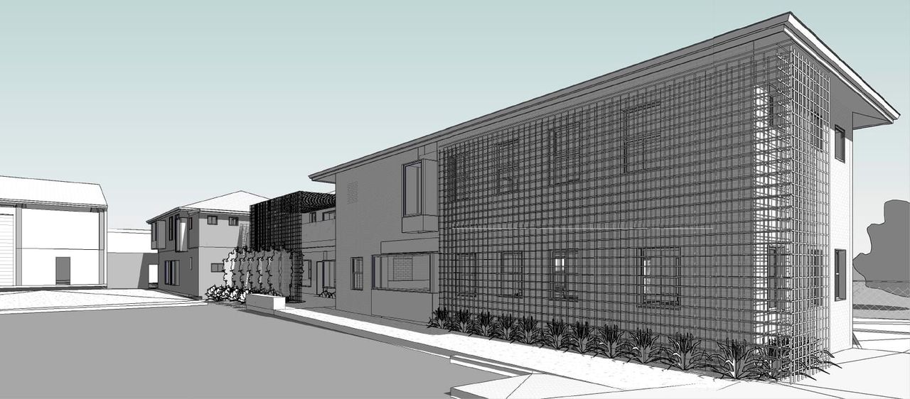 3D VIEW - REAR FAÇADE