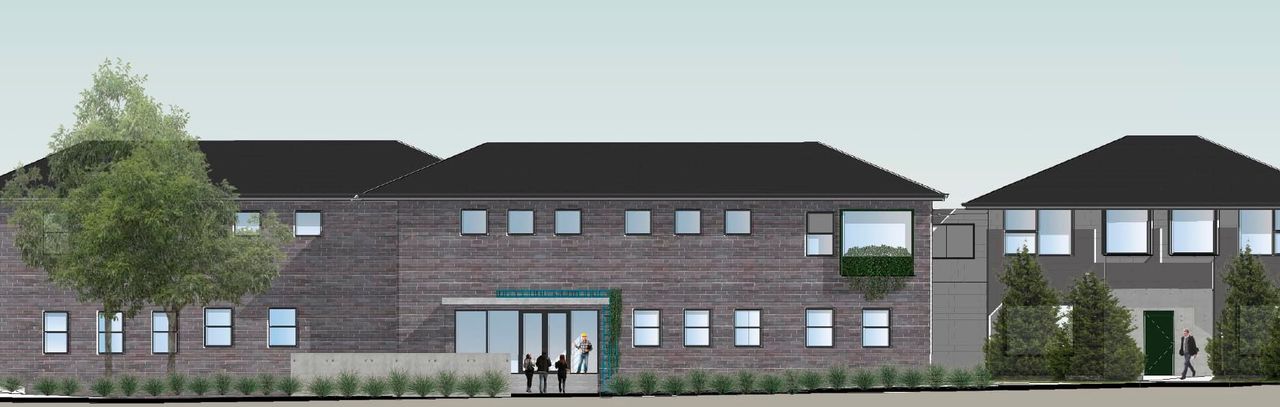 SOUTH ELEVATION - FRONT FAÇADE