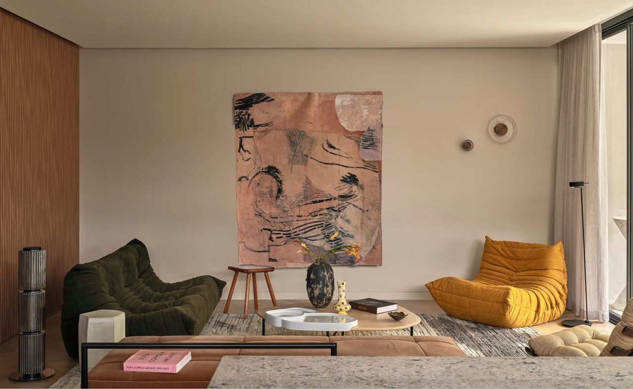 Considered lighting with a timeless collection of artwork and furniture