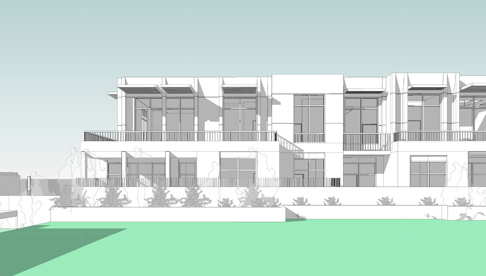 3D view side elevation